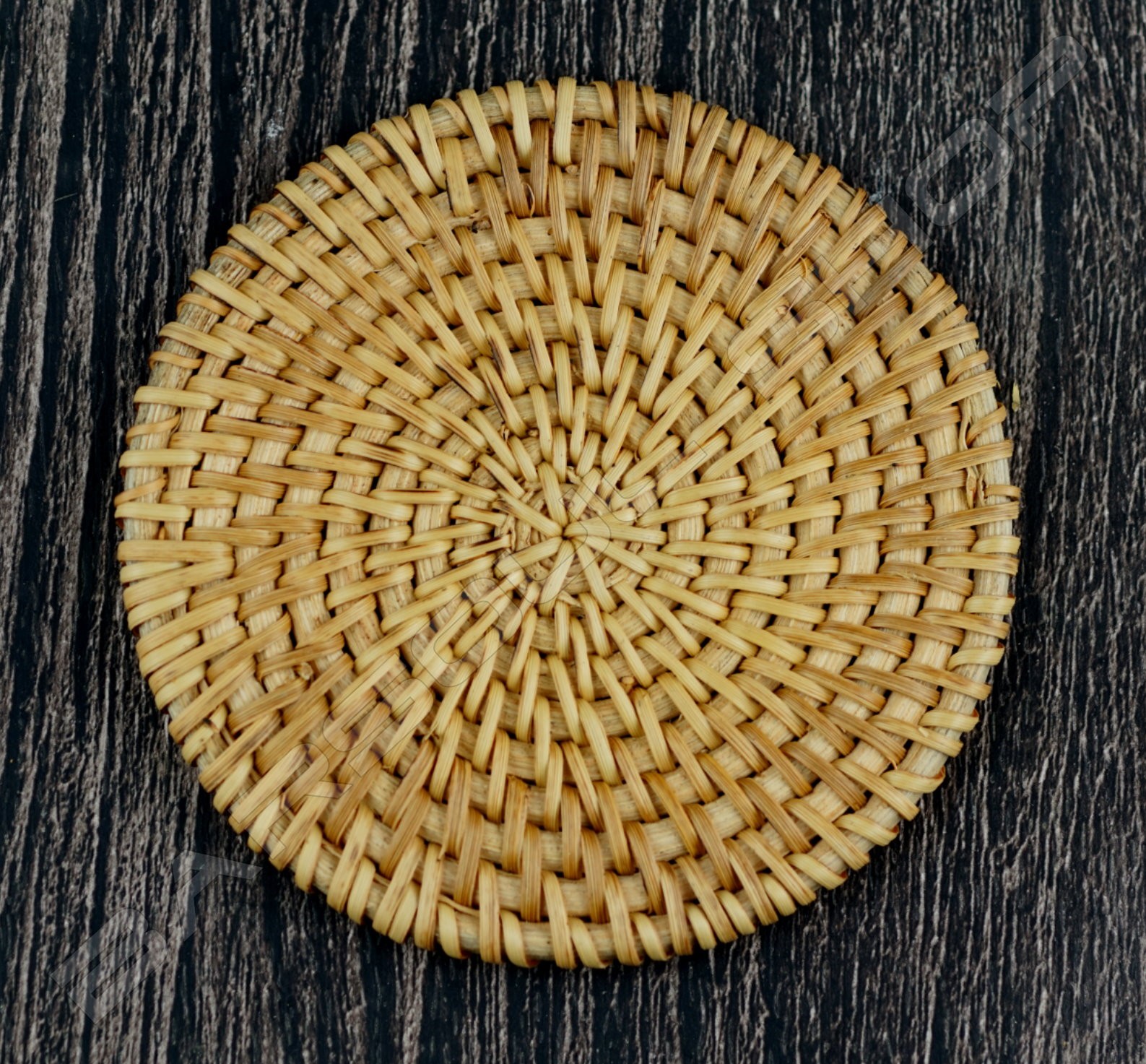 圓形竹杯墊(B) Round bamboo coaster