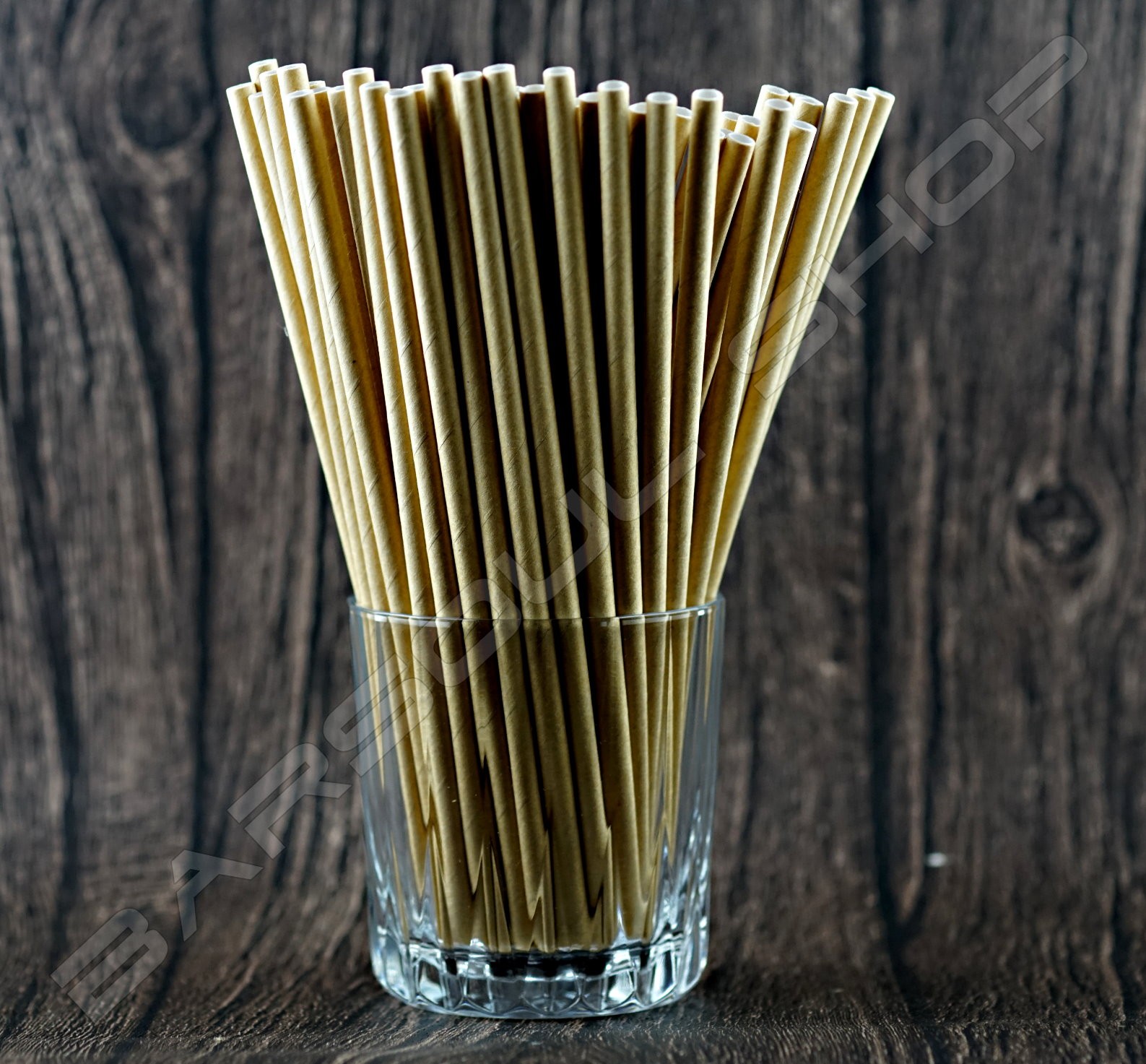 牛皮紙吸管B(200pcs) paper straw B