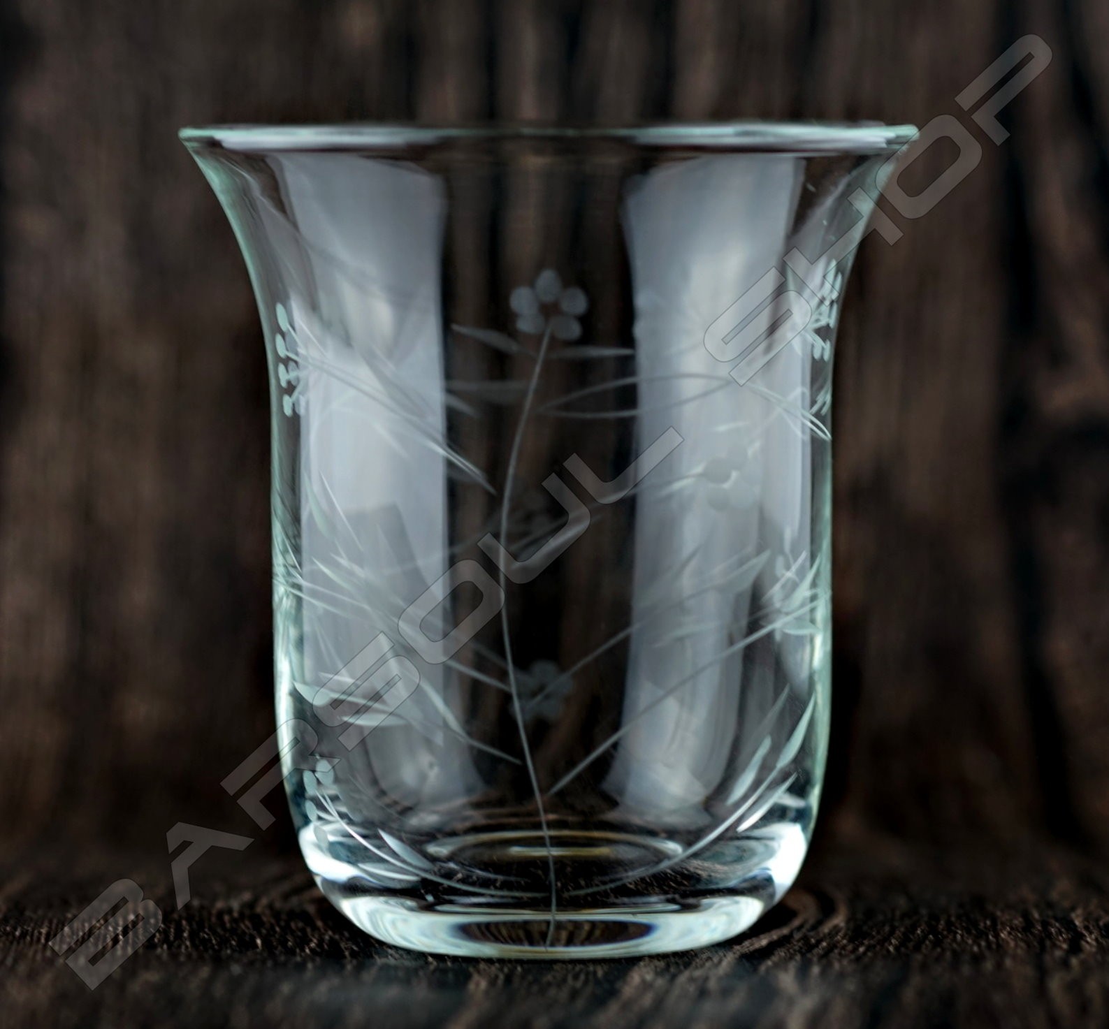 雕刻古典酒杯(風鈴)300ml Engraved classical glass(Wind chimes)